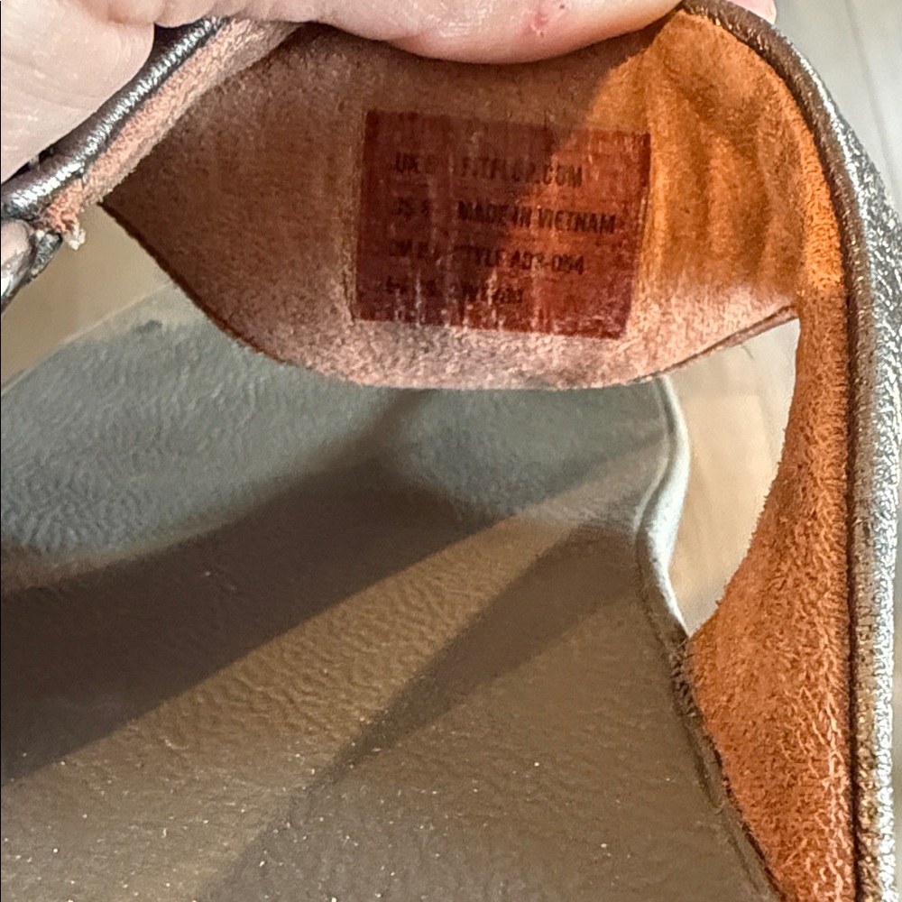 Fitflop Women’s Metallic Bronze Leather Thong Sandals - Picture 6 of 7